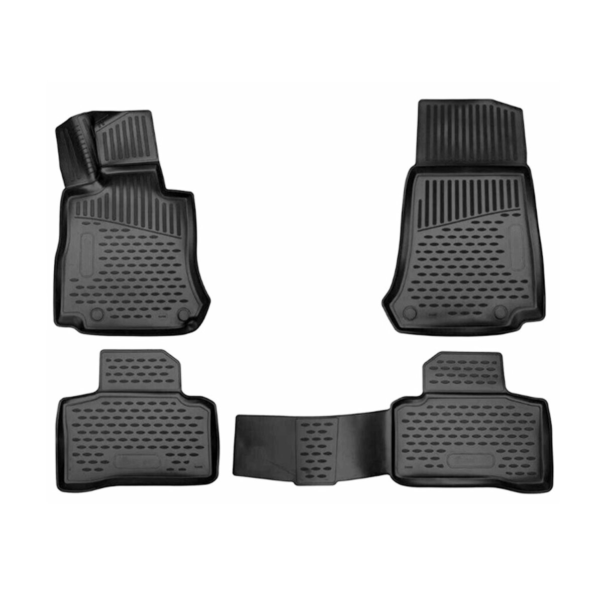 Mercedes GLC Floor Mats - Omac - Rubber TPE - Black - '15-'22 Mercedes GLC Floor Mats - Omac - Rubber TPE - Black - '15-'22